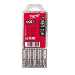 Borasett SDS+ MX4 5stk 5-10mm