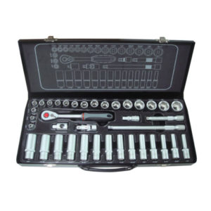 Topplyklasett 3/8" 38stk Tommu