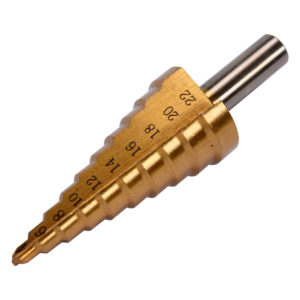 Þrepabor 4-22mm Titanium