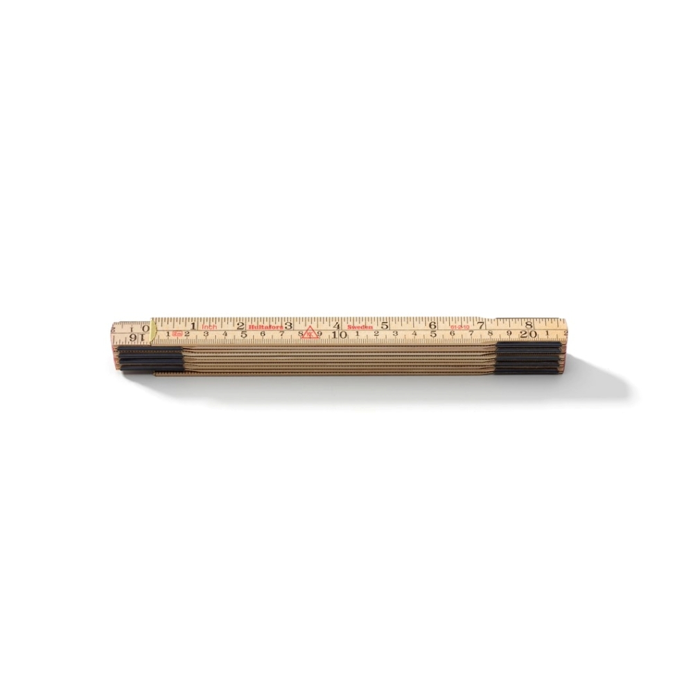 Tommustokkur tré 2m mm/tm