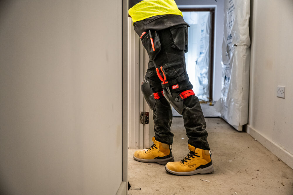 Öryggisskór Flextred™ S3S ESD Milliháir Leður Brúnir - Image 4