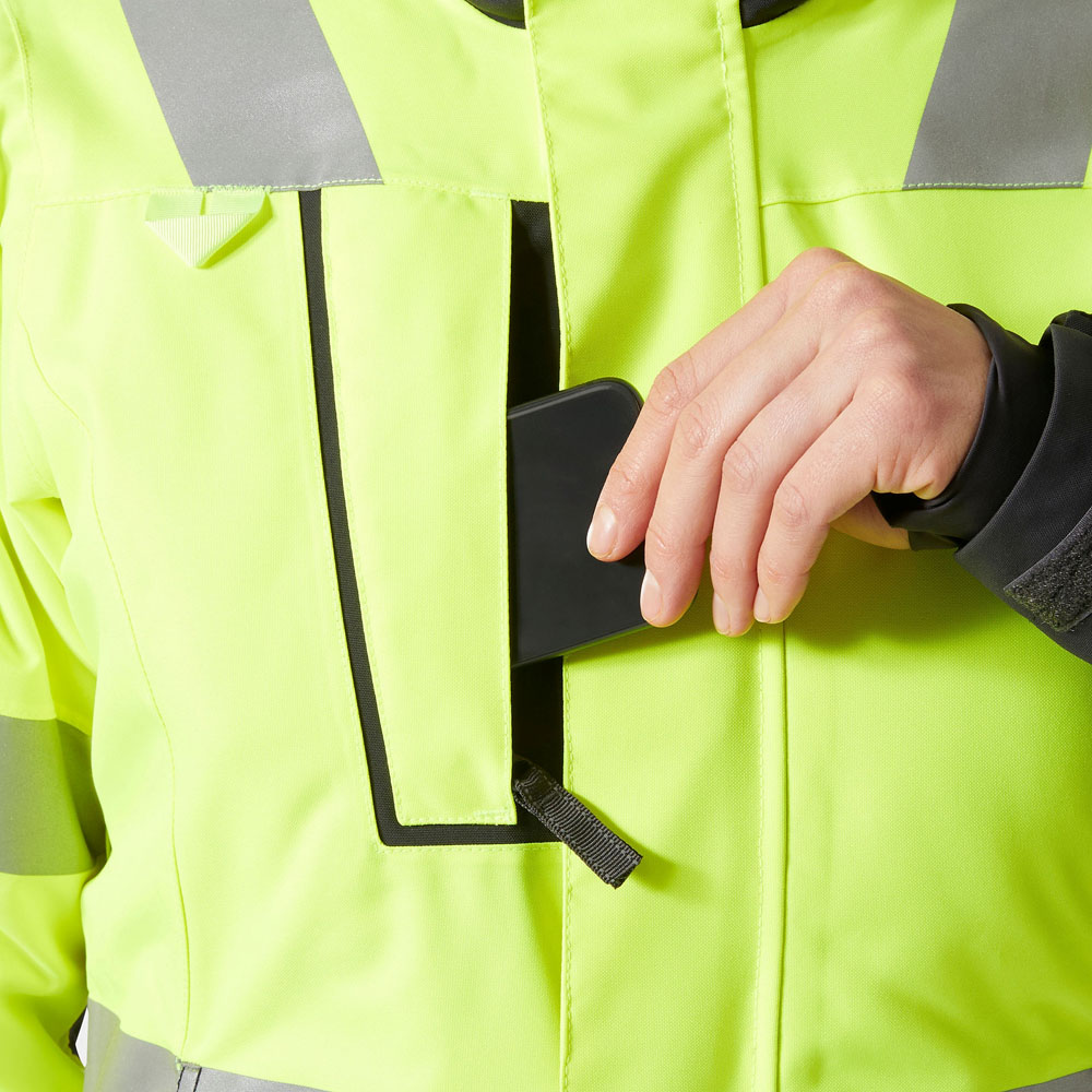 Vetrarúlpa KVK ALNA 2.0 Gul Hi-Vis - Image 5