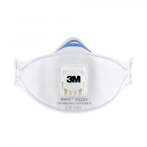 Rykgríma Aura™ 9322+ FFP2 Einnota M/Cool Flow Ventli 10pk.