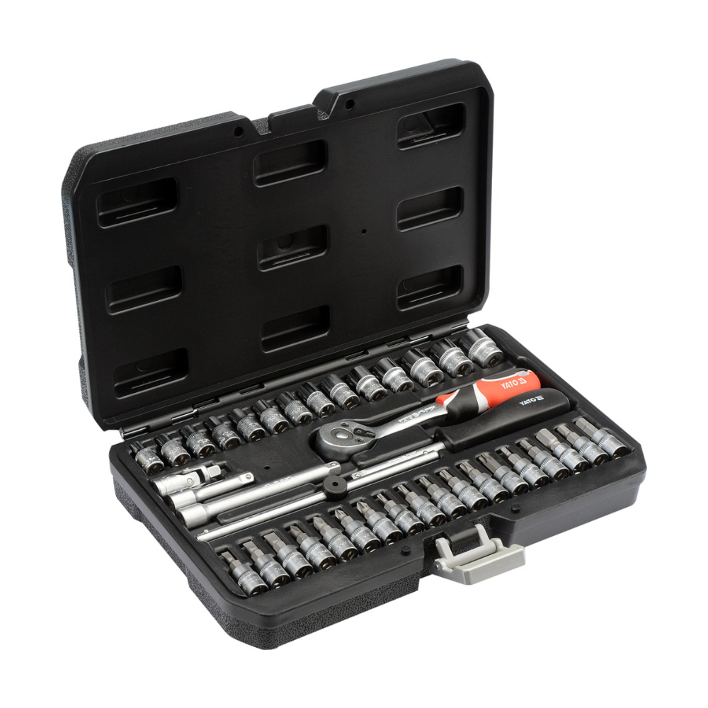 Topplyklasett 1/4" 38stk