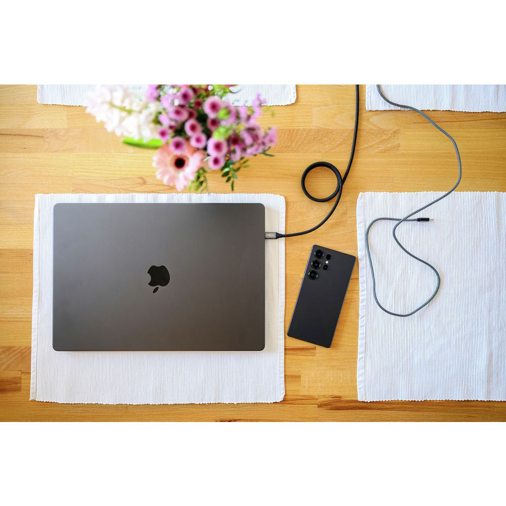 Hleðslusnúra USB-C í USB-C 60W 120cm (Segulhönnun) - Image 4