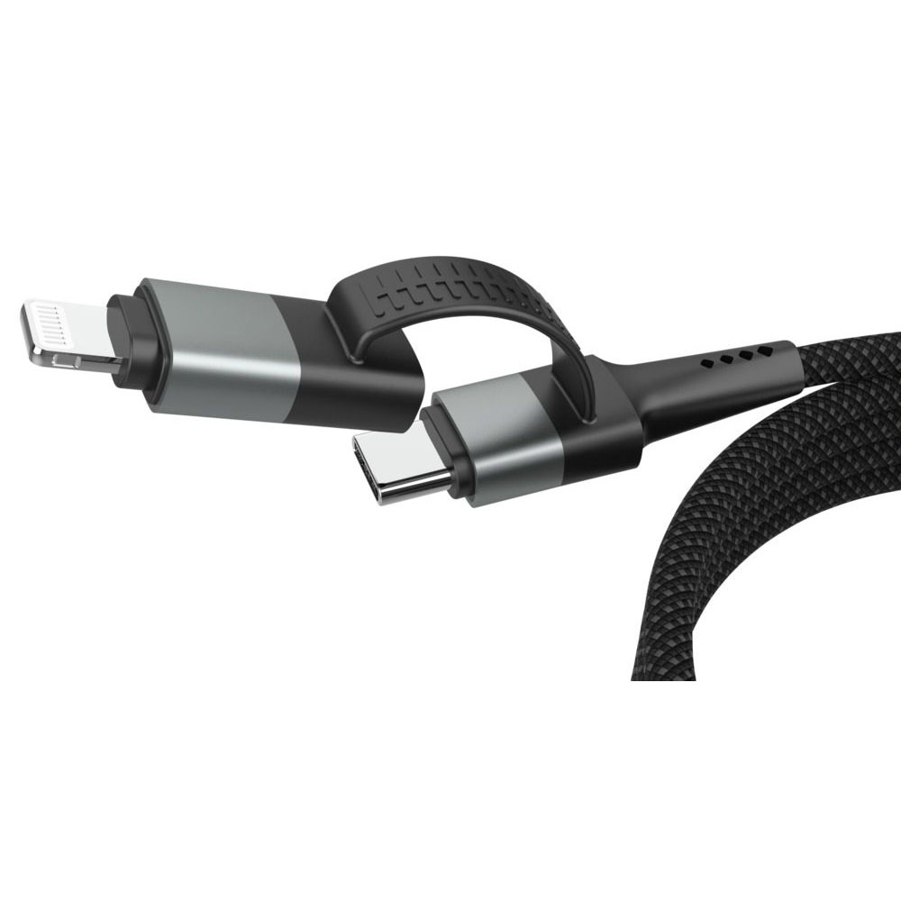 Hleðslusnúra 4 IN 1 USB-C / Lightning – 60W (Segulhönnun) - Image 4
