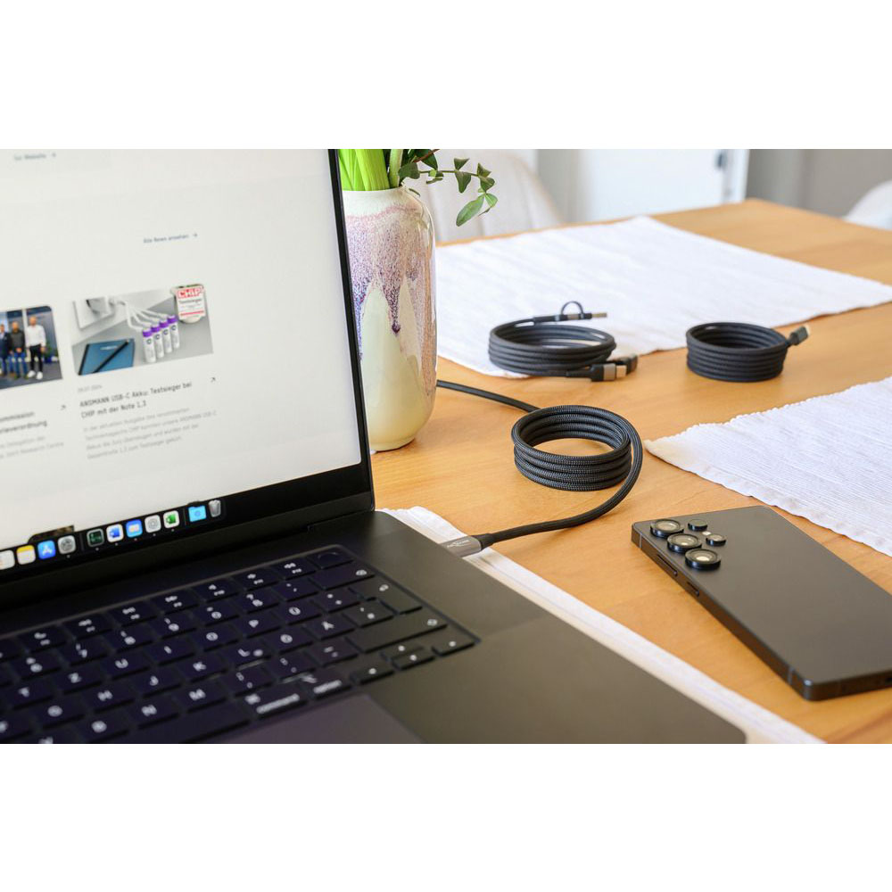 Hleðslusnúra 4 IN 1 USB-C / Lightning – 60W (Segulhönnun) - Image 5