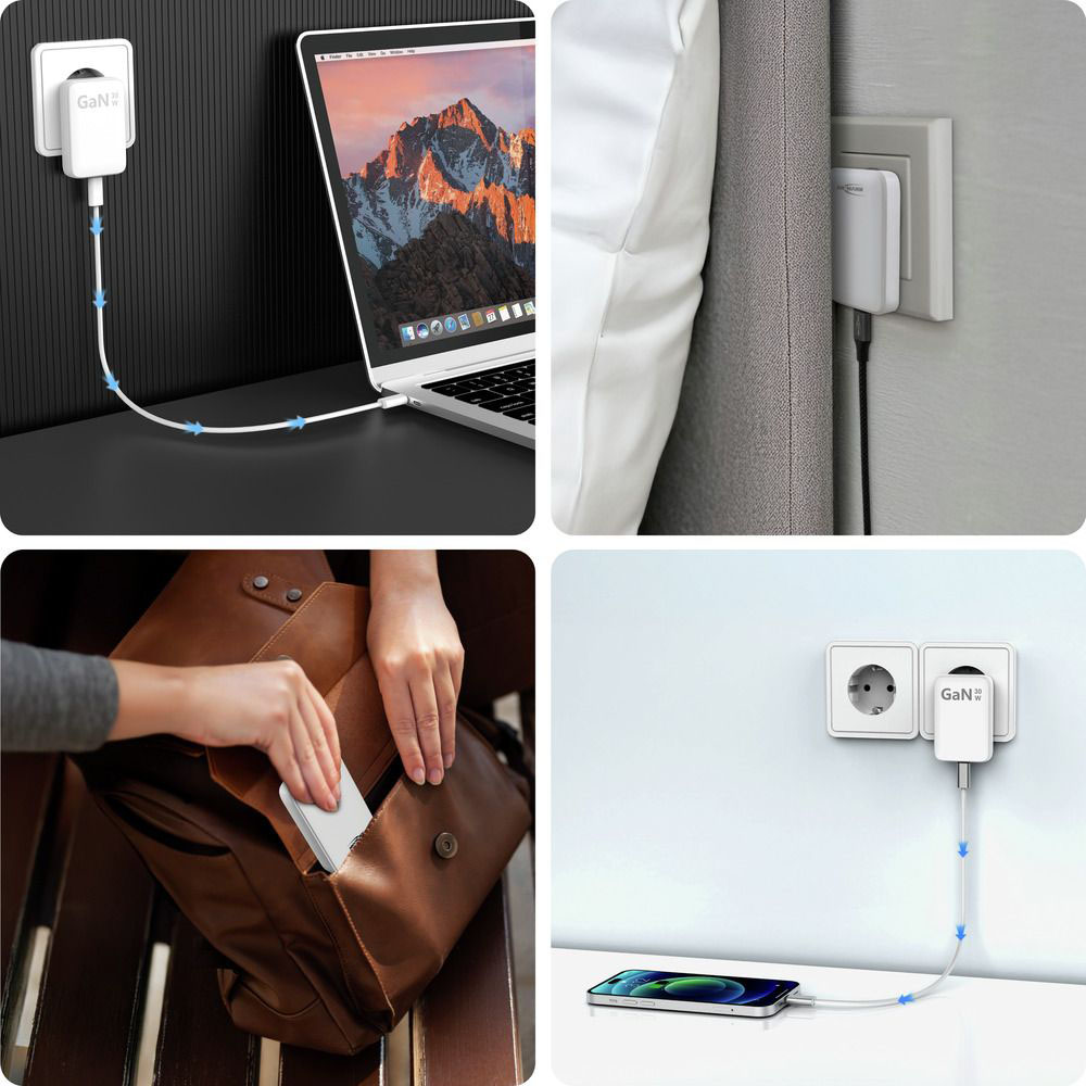 Vegghleðslutæki USB-C 30W - Power Delivery - Image 3