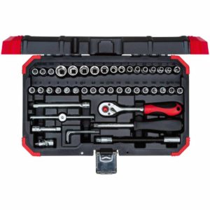 Topplyklasett 1/4" 4-14mm 46 stk