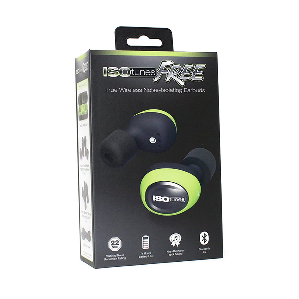 Heyrnahlíf ISOtunes Headset Free Neon - Image 8