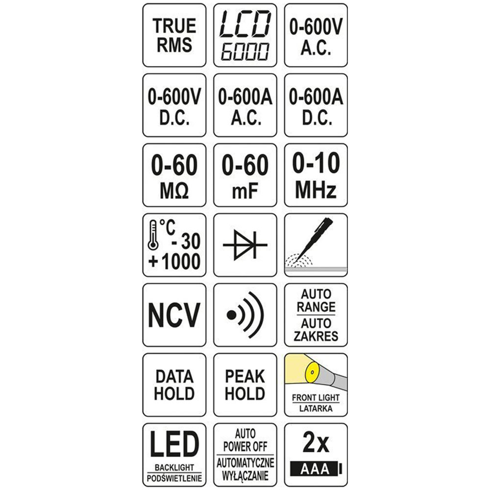 Ampertöng AC/DC True RMS 600A - Image 6