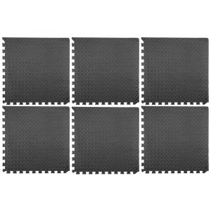 Gólfmottur 60x60 6stk 12mm