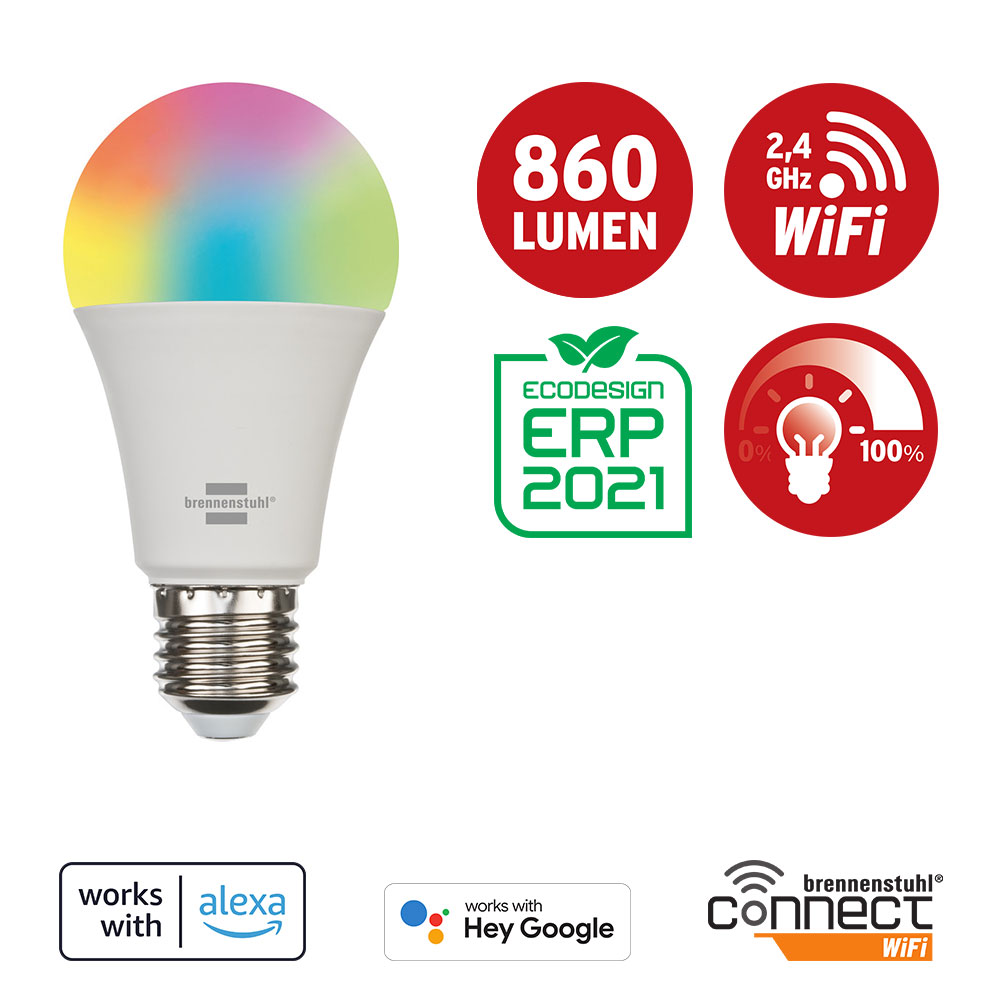 Snjallpera E27 Connect WIFI LED 9W 800LM - Image 4