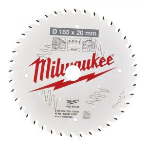 Hjólsagarblað 165x20 40t PTFE