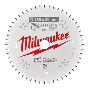 Hjólsagarblað 165x20 52t PTFE ÁL