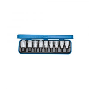 Innansexkant toppaset 1/2" 5-17mm 9.stk