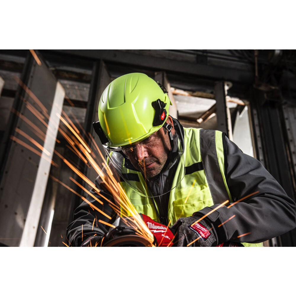 Öryggishjálmur Bolt™200 Klifur Vented m/Hökuól Gulur Hi-vis - Image 2