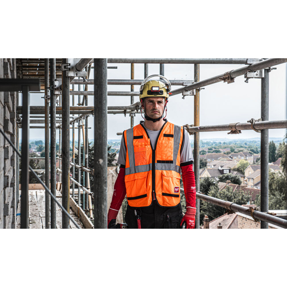 Öryggishjálmur Bolt™200 Klifur Vented m/Hökuól Gulur Hi-vis - Image 3