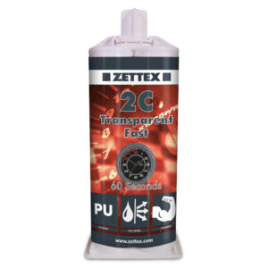 Tveggjaþátta 2C PU Fast Glært 50mL