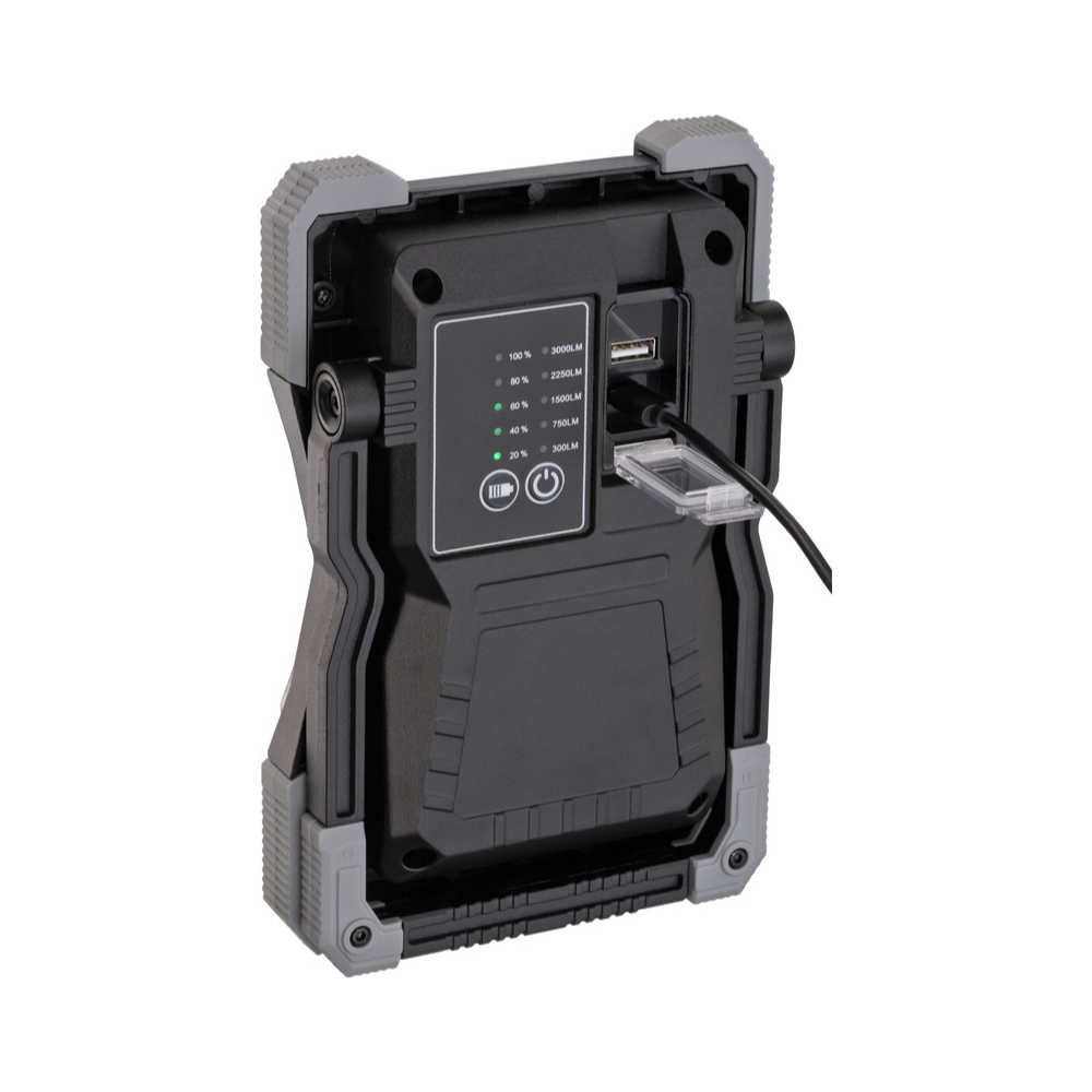 Vinnuljós RUFUS 3000MA 3000lm hleðslu IP65 - Image 3
