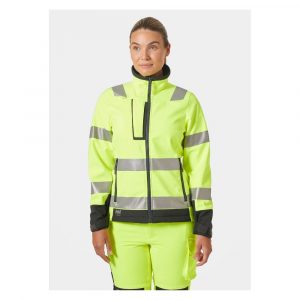 Softshell Jakki Luna Hi vis Kvk Gulur