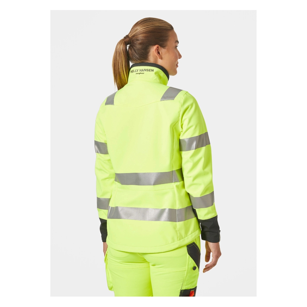 Softshell Jakki Luna Hi vis Kvk Gulur - Image 2