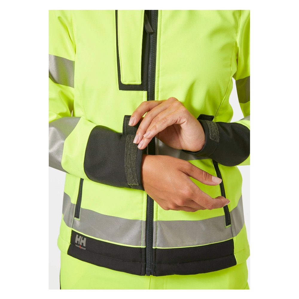 Softshell Jakki Luna Hi vis Kvk Gulur - Image 4