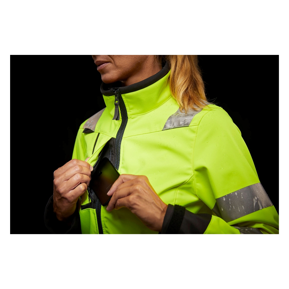 Softshell Jakki Luna Hi vis Kvk Gulur - Image 6