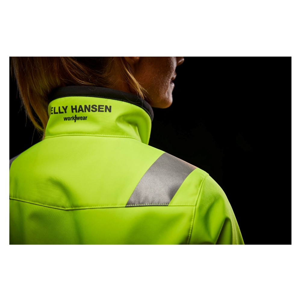 Softshell Jakki Luna Hi vis Kvk Gulur - Image 7