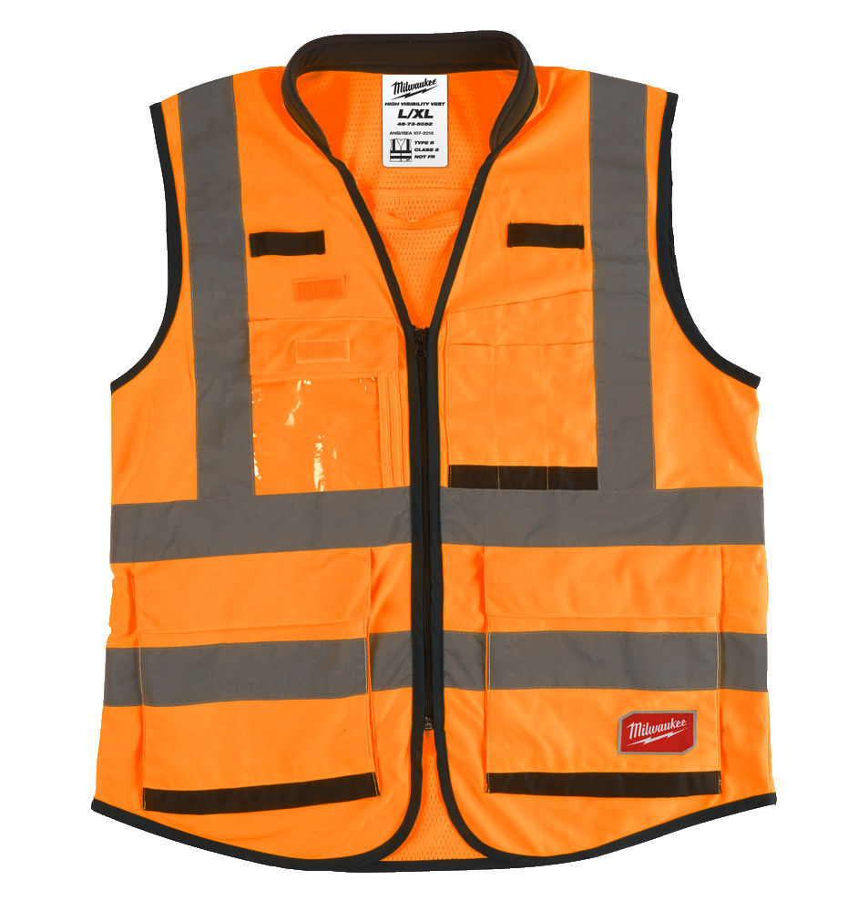 Öryggisvesti Premium Appelsínugult Hi vis