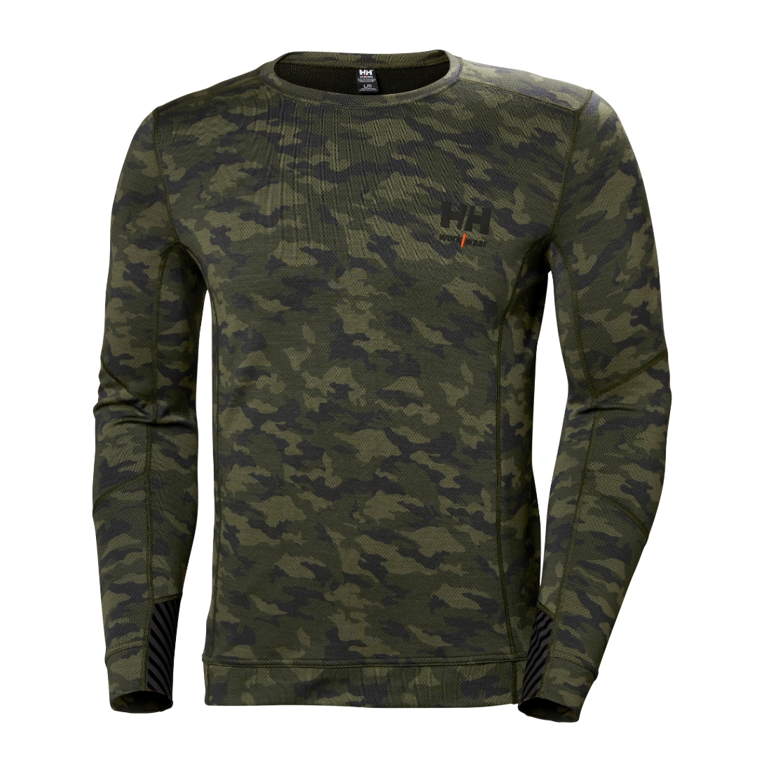 Bolur langerma Lifa Merino Camo