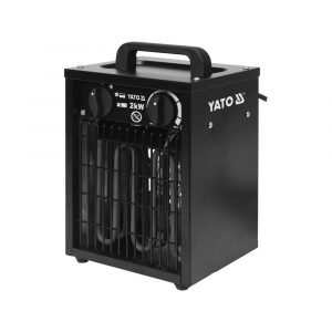 Hitablásari 2kW 1000W/2000W svartur